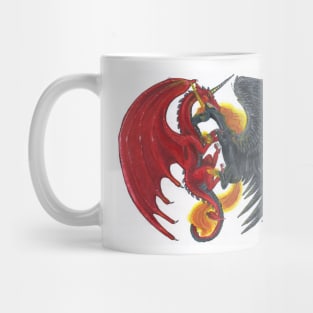 Unicorn and Dragon Mug